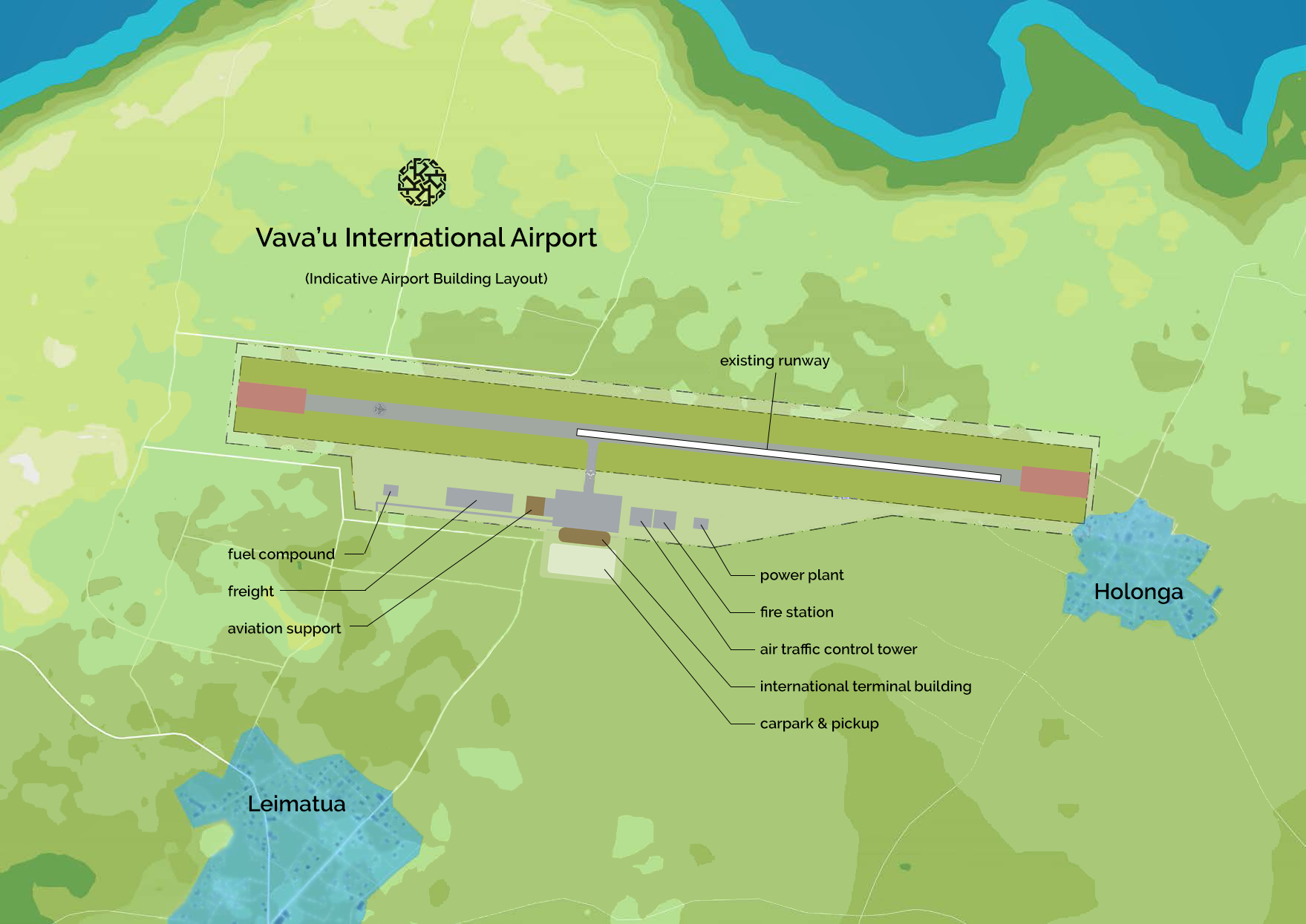 Vava'u International Airport - master plan - initial indicative