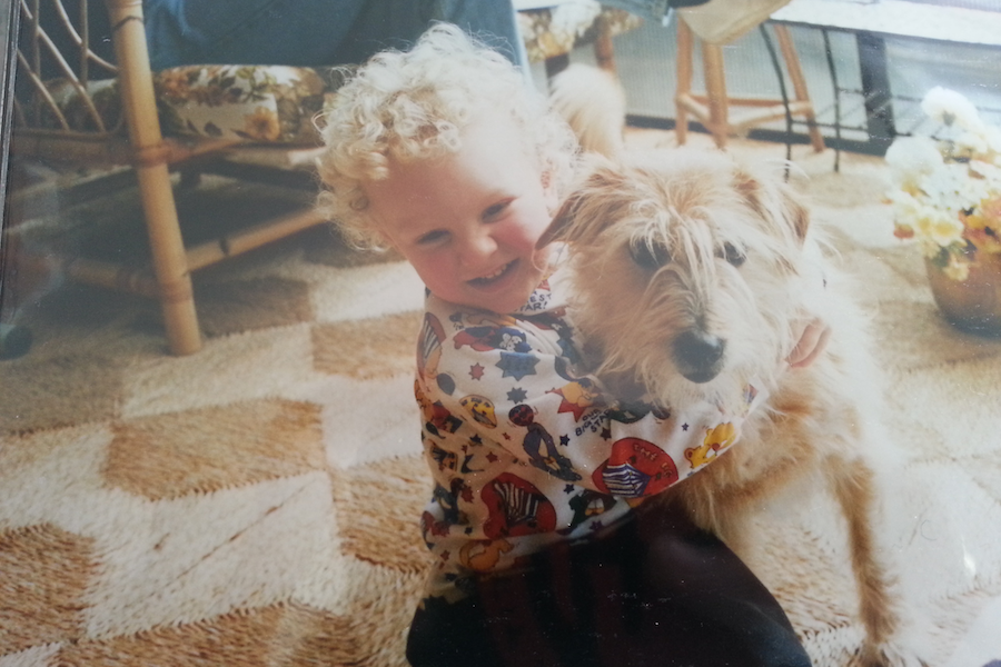 A young John and Muttley.